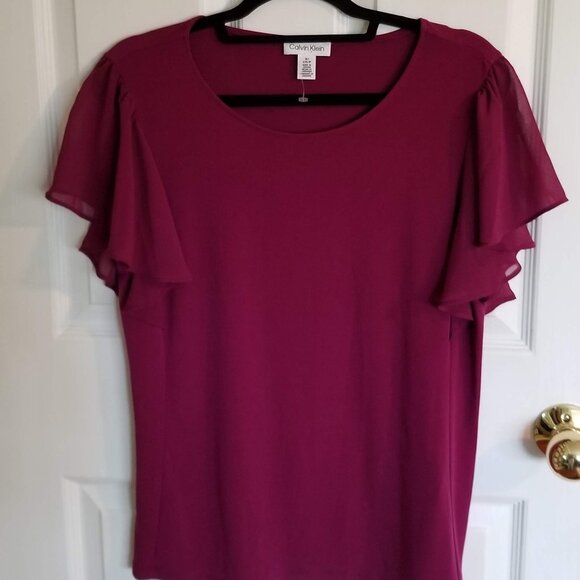 NWT Calvin Klein blouse, Small - Picture 1 of 9